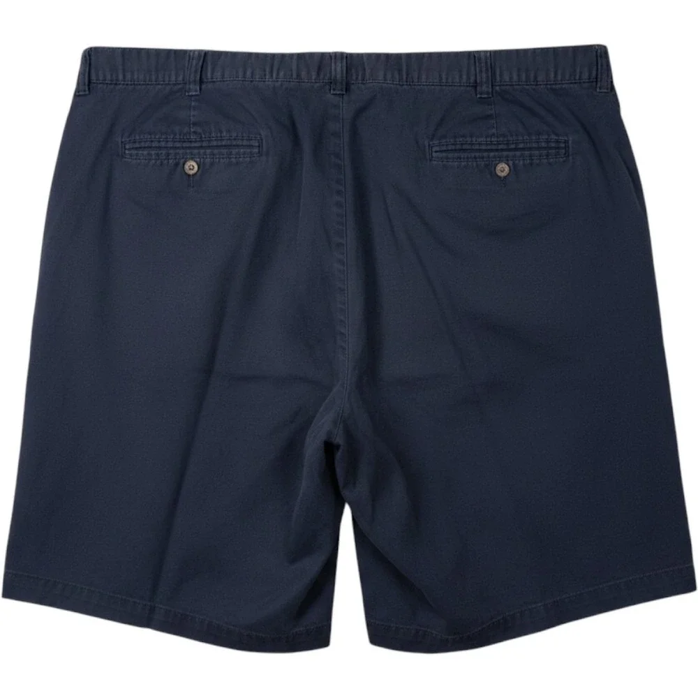 Vintage Polo Ralph Lauren Tyler Short Men 50B Navy Blue Pleated Chino Big & Tall